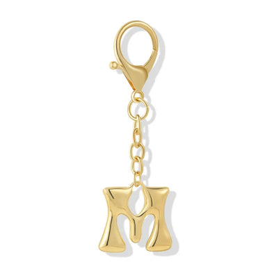 Bubble Initial Letter - Bag Charm
