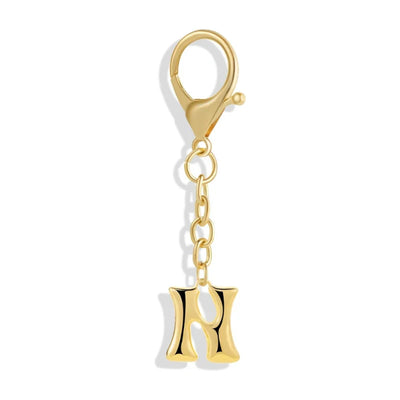 Bubble Initial Letter - Bag Charm