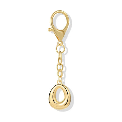 Bubble Initial Letter - Bag Charm