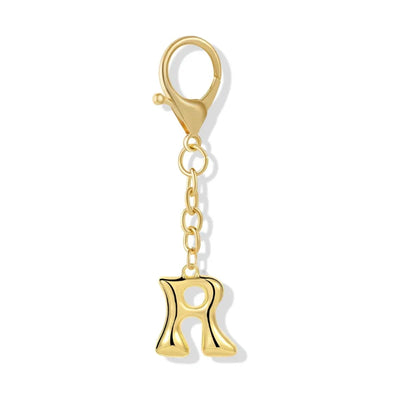 Bubble Initial Letter - Bag Charm