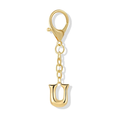 Bubble Initial Letter - Bag Charm
